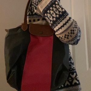 Color block Longchamp shoulder bag